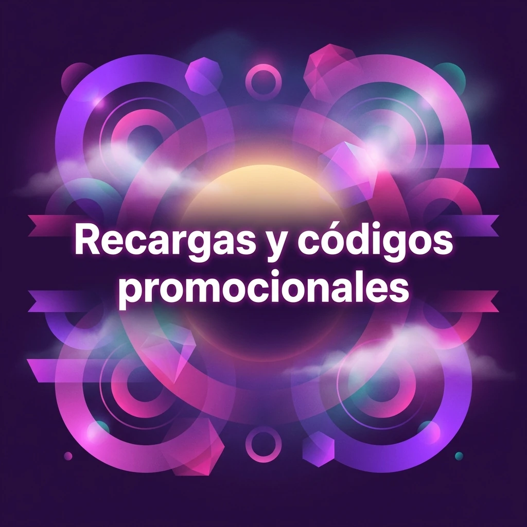 Recargas y códigos promocionales